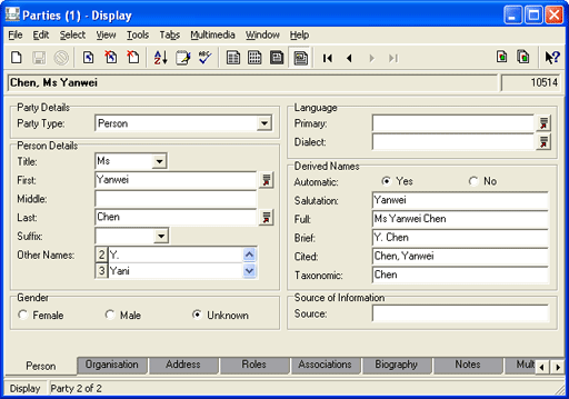 Remove blank row example